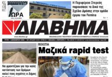 Ενημέρωση “ΔΙΑΒΗΜΑ”, Βοιωτία και Στερεά Ελλάδα. Φύλ. 1219. Τρίτη 1/12/2020.