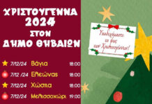 Χριστούγεννα 2024 στον Δήμο Θηβαίων