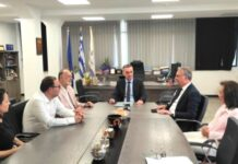 Τον Δήμαρχο Λεβαδέων Δημήτρη Καραμάνη, επισκέφθηκε ο πρώην Δήμαρχος της πόλης Mussomeli, Giuseppe Catania