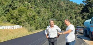 Ασφαλτοστρώθηκε ο οδικός άξονας Κυριάκι – Κούκουρα