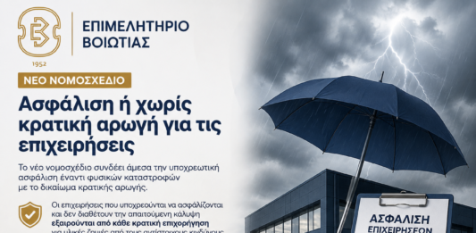 Νέα δεδομένα για την ασφάλιση των επιχειρήσεων έναντι φυσικών καταστροφών